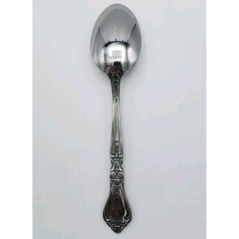 Rogers Co. Stanley Roberts Kings Berry  Big Place Soup Spoon Stainless‎ Korea